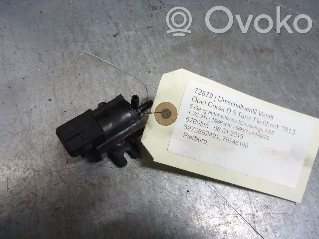 Electromagnetic valve   8972882491,70246100,13T127,70246100,8972882491