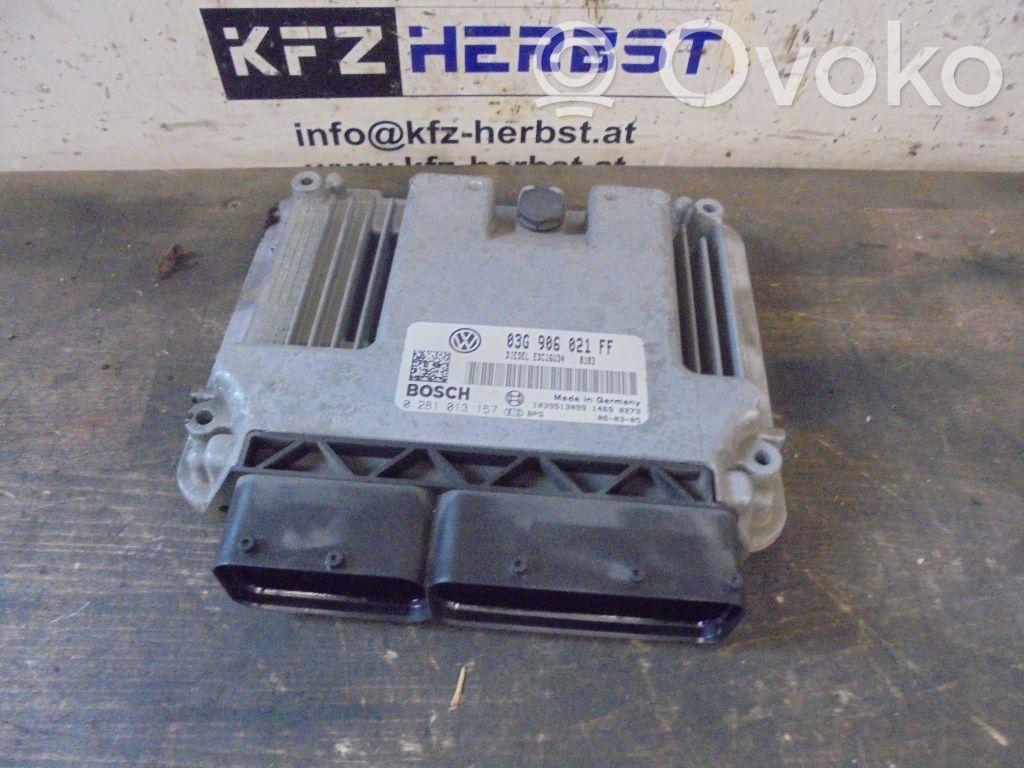 Engine control unit/module   03G906021FF,0281013157,0281013157,03G906021FF