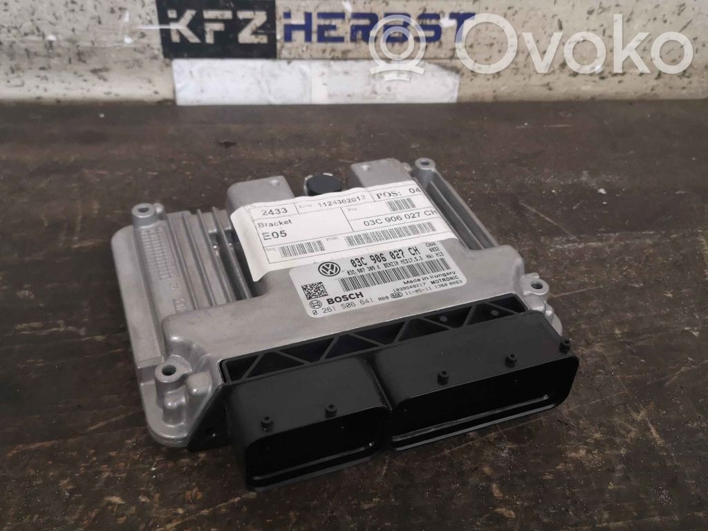 Engine control unit/module   03C906027CH,0261S06641,0261S06641,03C906027CH
