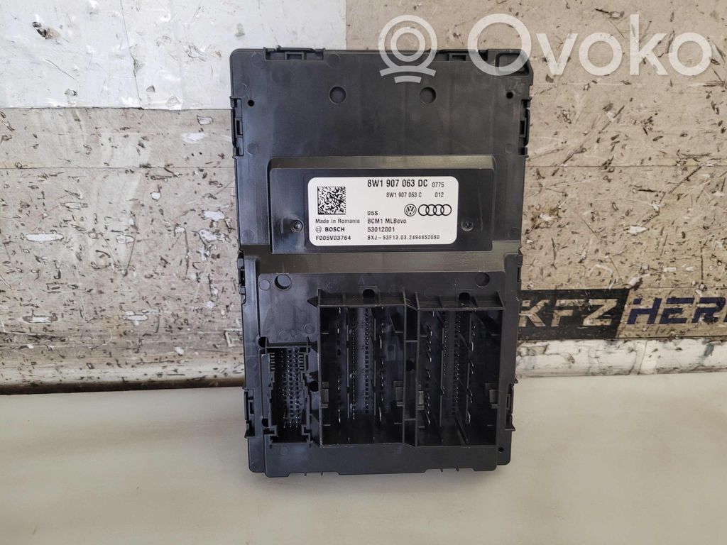 Other control units/modules   8W1907063DC,8W1907063DN,8W1907063DC,8W1907063DN