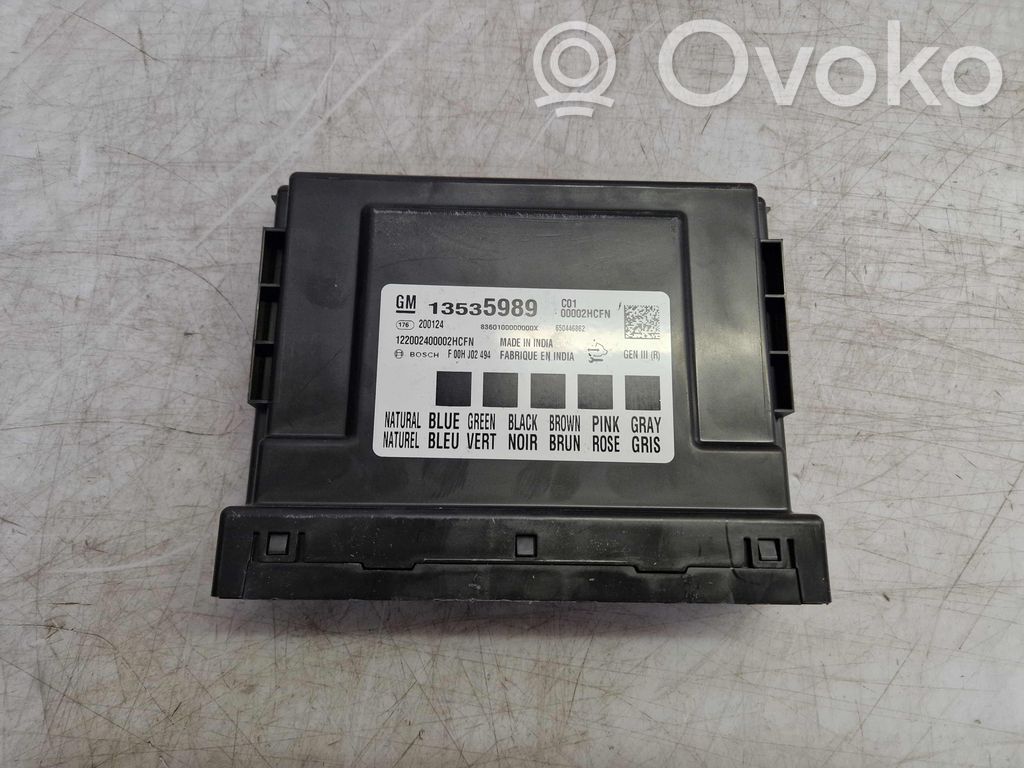 Autres unités de commande / modules   13535989,13518593,13518593,13535989