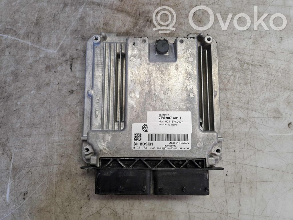 Porsche Cayenne (92A) Engine control unit/module 