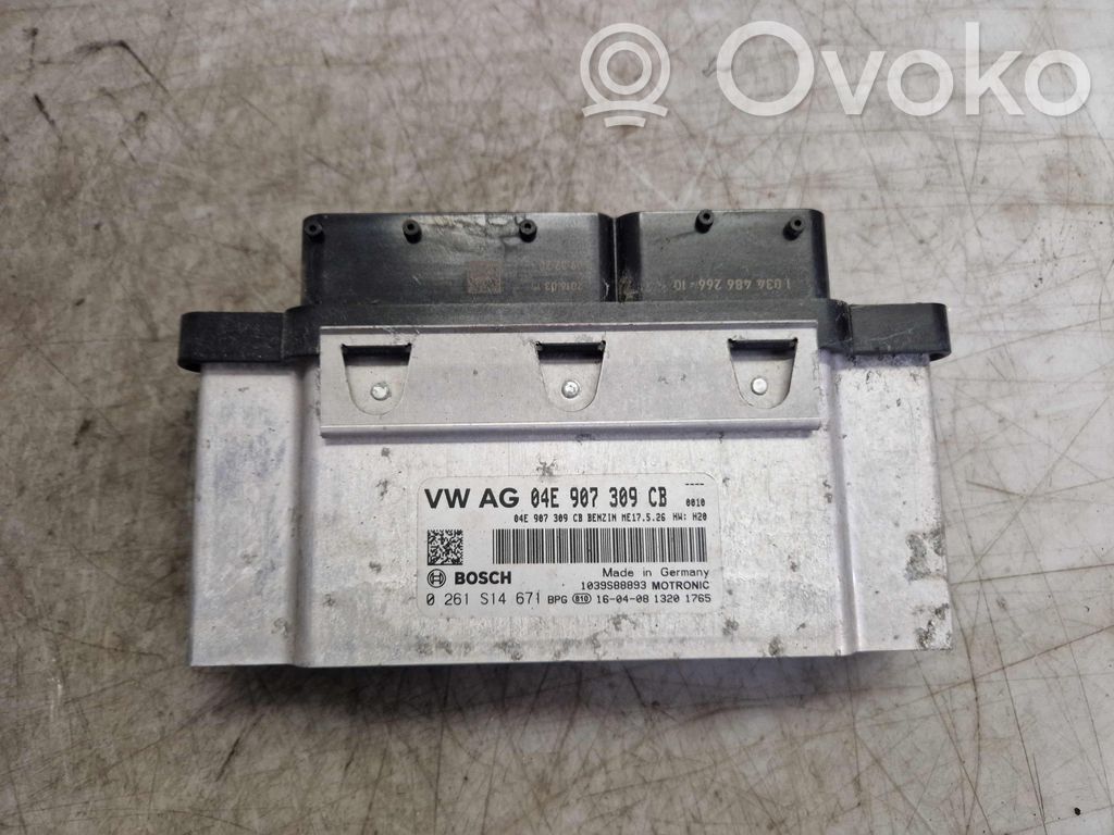 Sterownik / Moduł ECU   04E97309CB,0261S14671,0261S14671,04C906057AB,04E97309CB,6P0