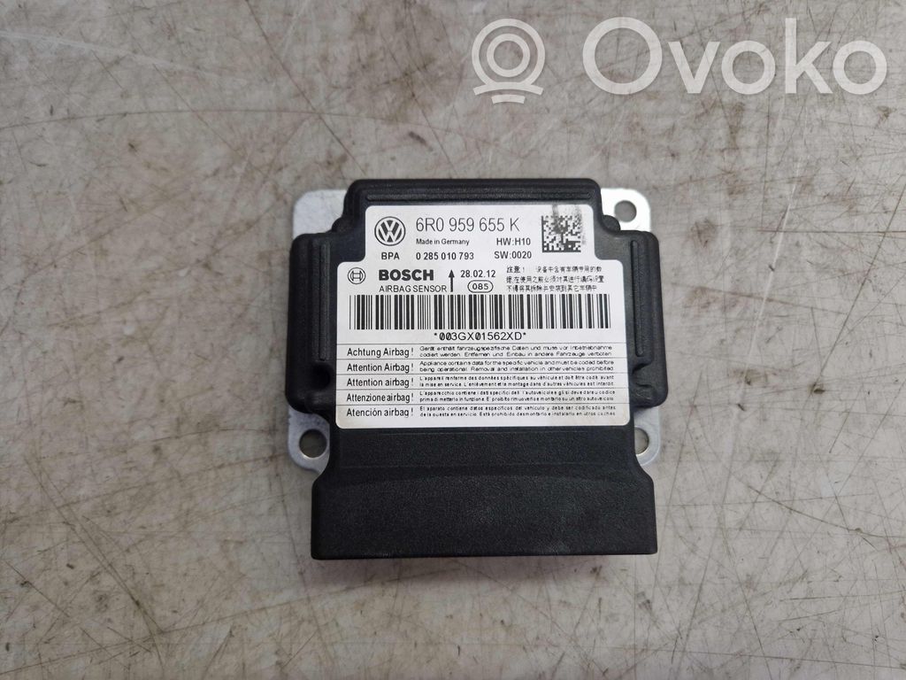 Sterownik / Moduł Airbag   6R0959655K,01M,01M,0285010793,6R0959655K