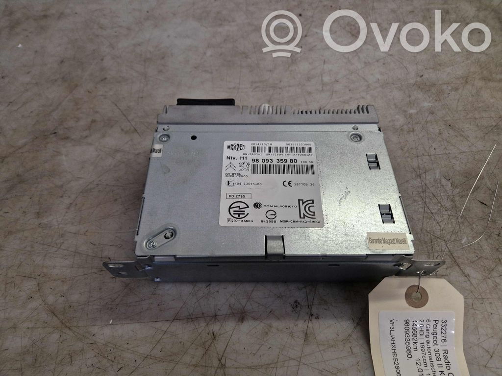 Peugeot 308 CD/DVD player unitate navigație 