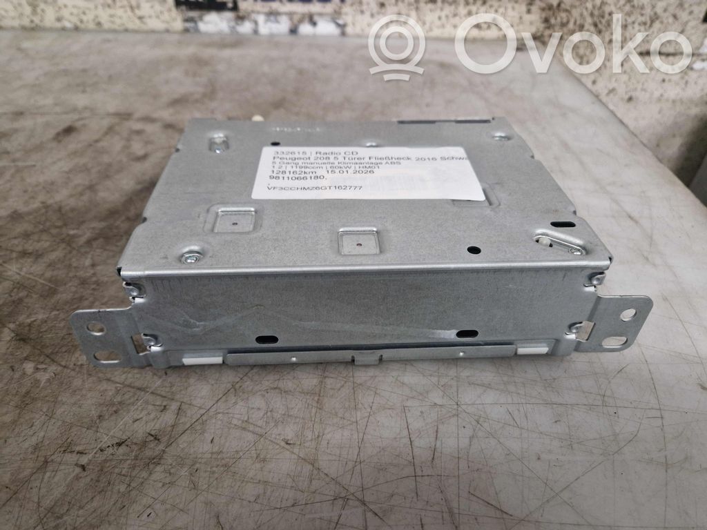 Peugeot 208 I CD/DVD player unitate navigație 