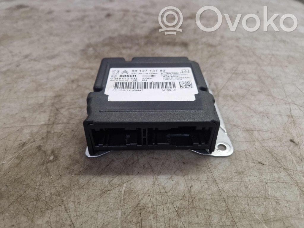 Centralina/modulo airbag   9812713780,9812713780
