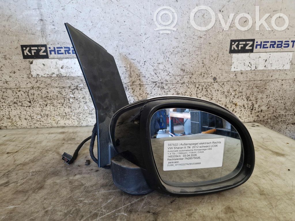 Volkswagen Sharan Front door electric wing mirror 