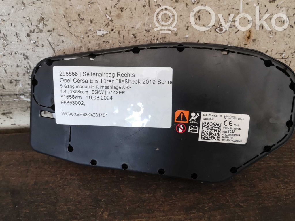 Sitz-Airbag   96853002,96853002