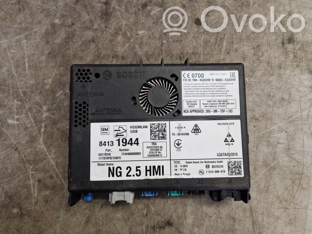 Sonstige Steuergeräte / Module   84131944,NG,453116246,7513400478,84131944,HMI,NG