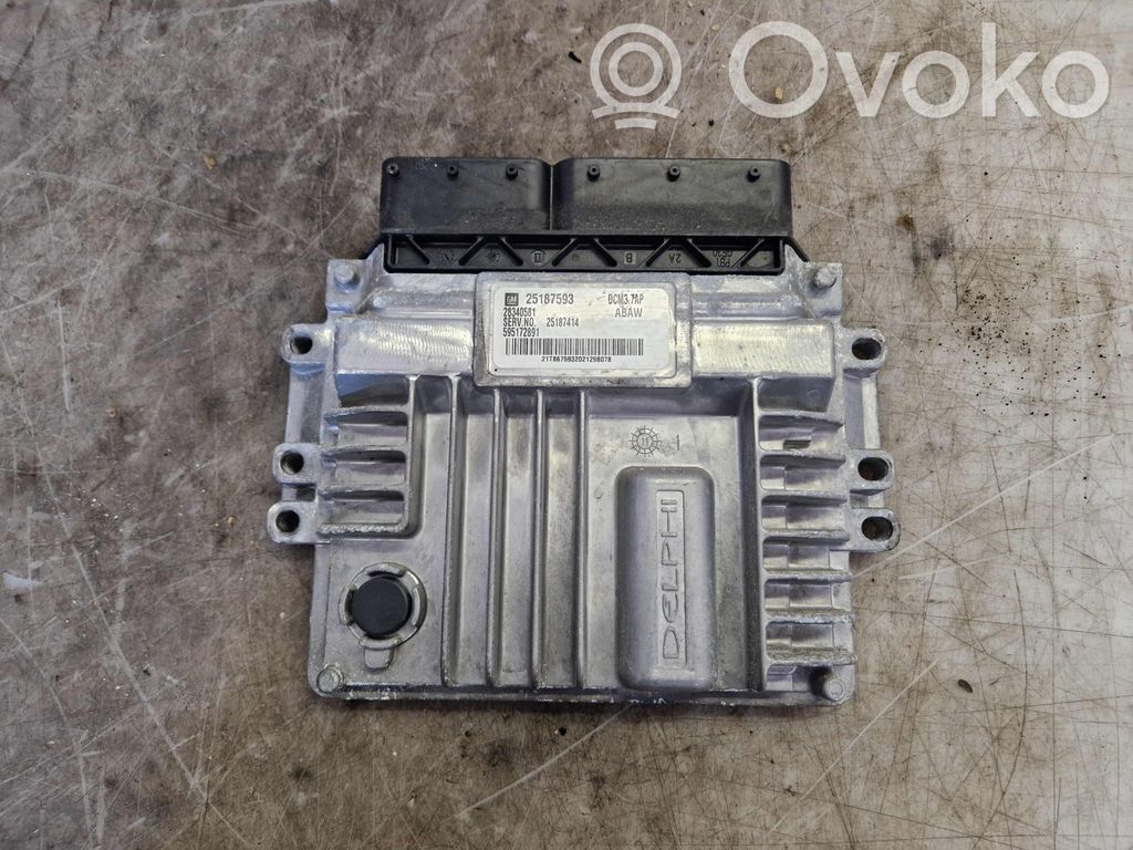 Engine control unit/module   25187593,96951477,25187593,96951477