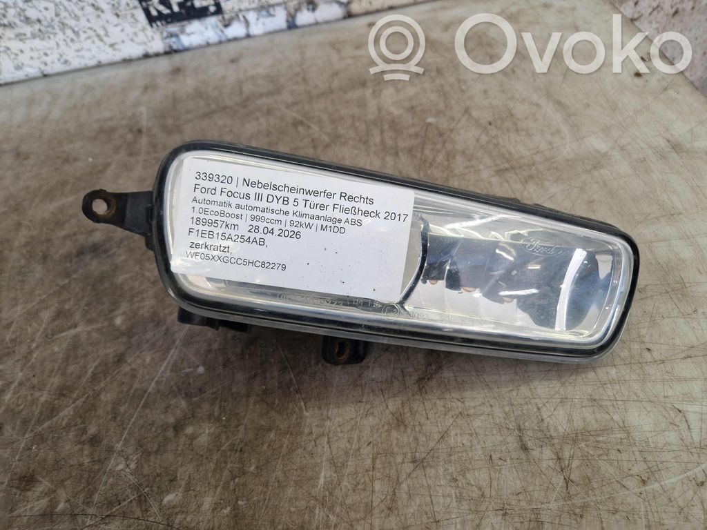 Miglas lukturis priekšā   F1EB15A254AB,F1EB15A254AB