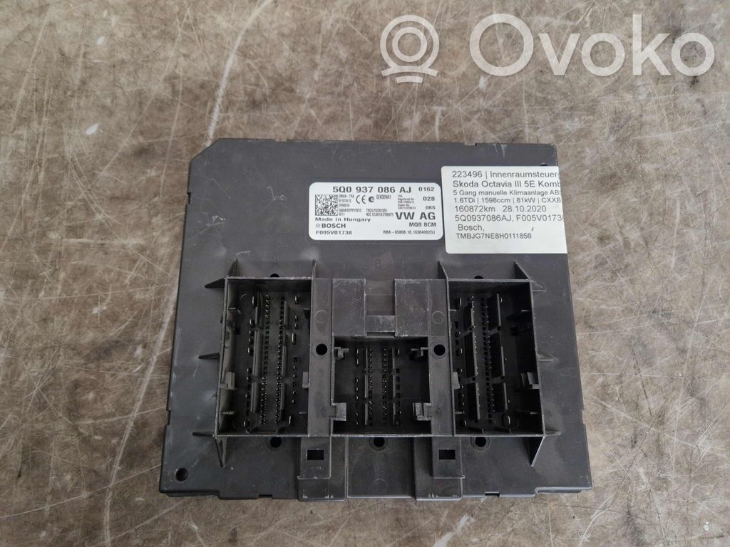 Autres unités de commande / modules   5Q0937086AJ,F005V1738,5Q0937086AJ,5Q0937086AK,F005V1738,Z00