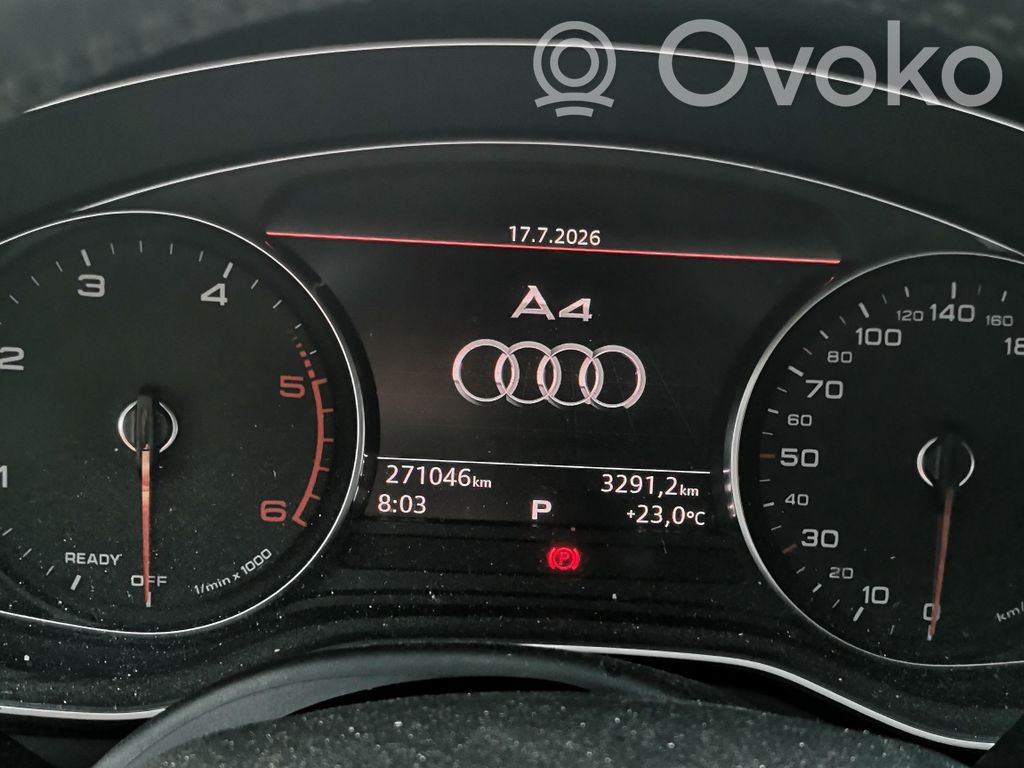 Audi A4 S4 B9 Nopeusmittari (mittaristo) 