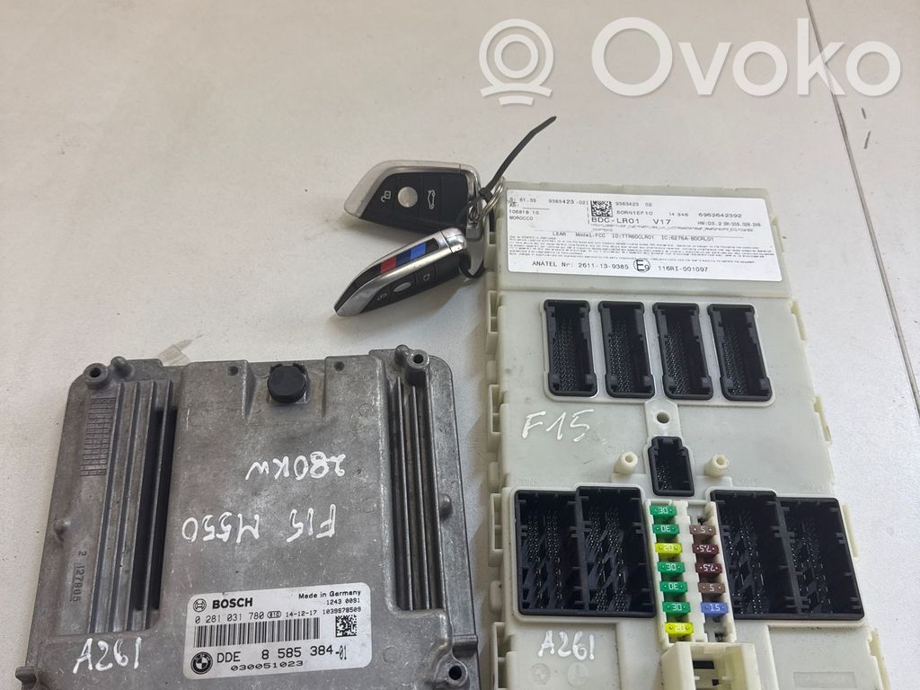 BMW X5 F15 Engine ECU kit and lock set 