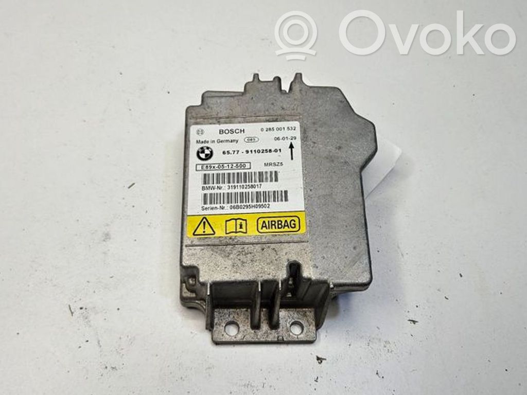 Airbag control unit/module   9110258,9110258,0285001532,0285001592,319110258017