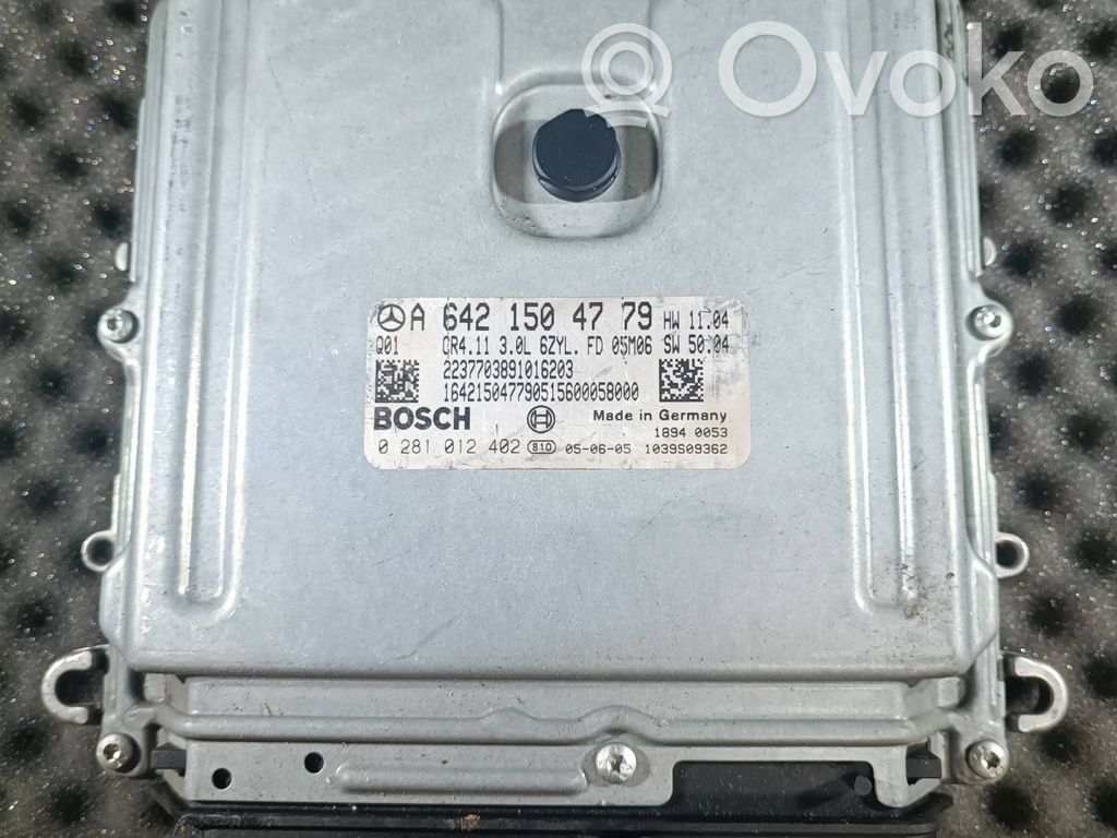 Engine control unit/module   A6421504779,0281012402