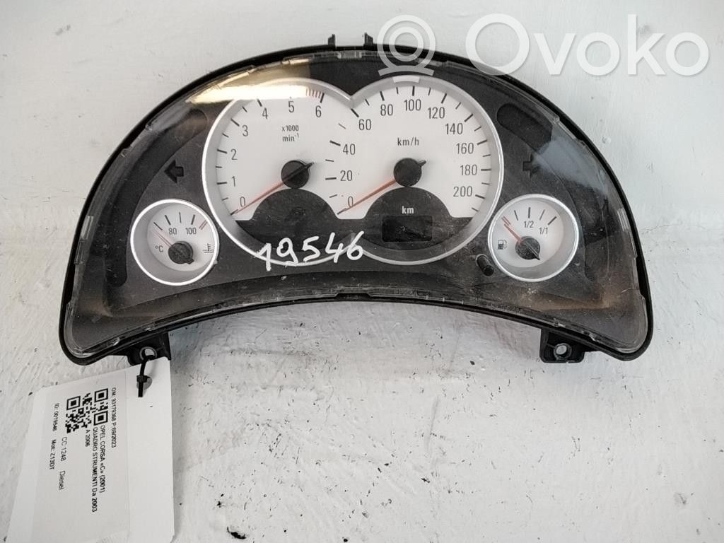 Opel Corsa C Speedometer (instrument cluster) 