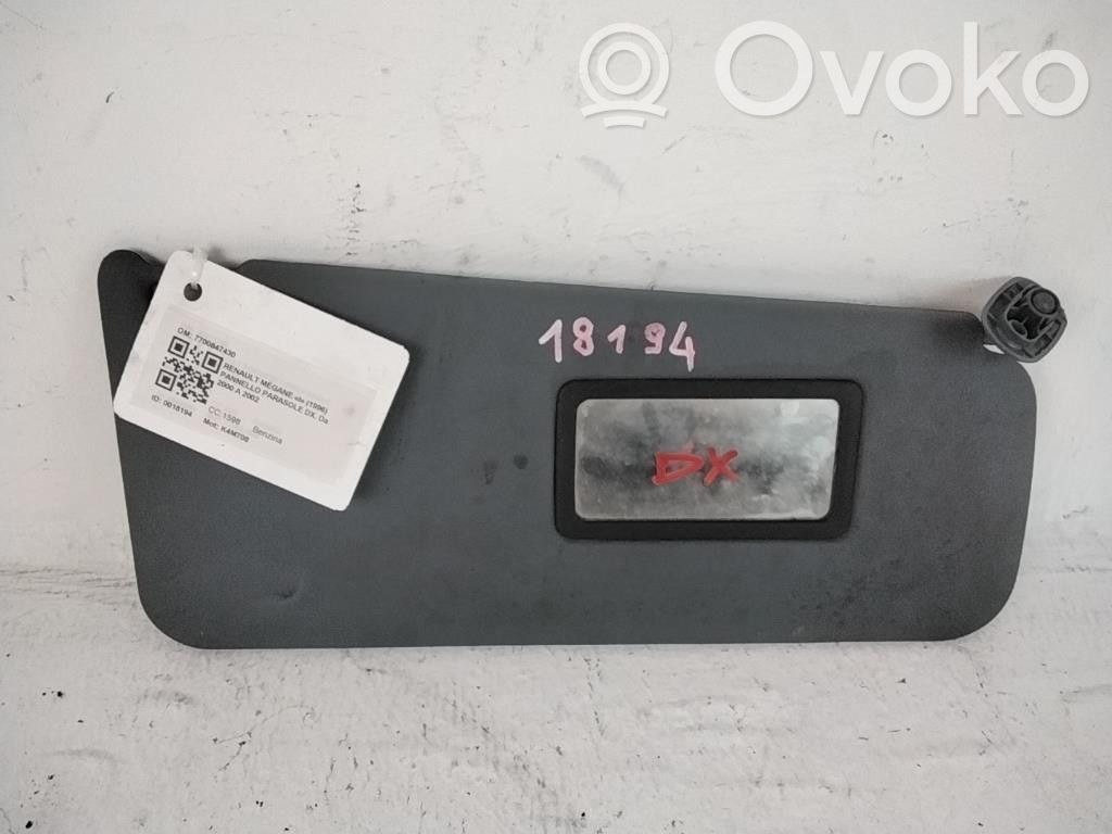 Renault Megane I Sun visor 