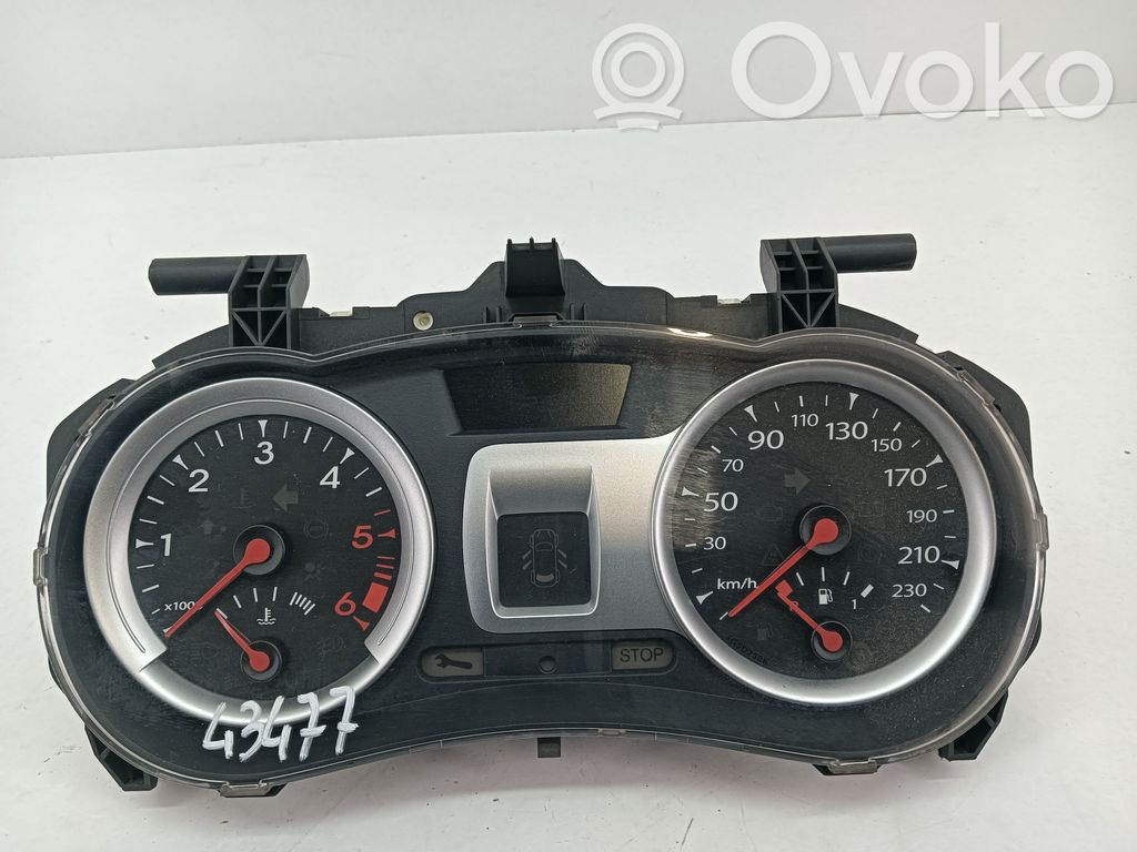 Renault Clio III Spidometrs (instrumentu panelī) 