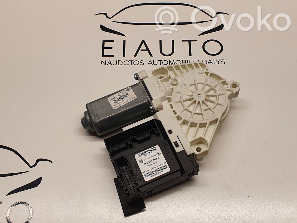 Volkswagen PASSAT B6 Silnik regulatora szyby drzwi przednich 
