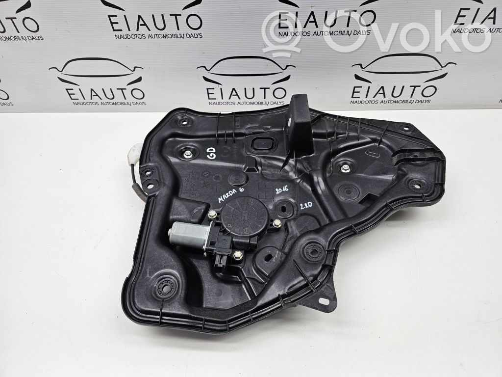 Mazda 6 Regulador de puerta trasera con motor 