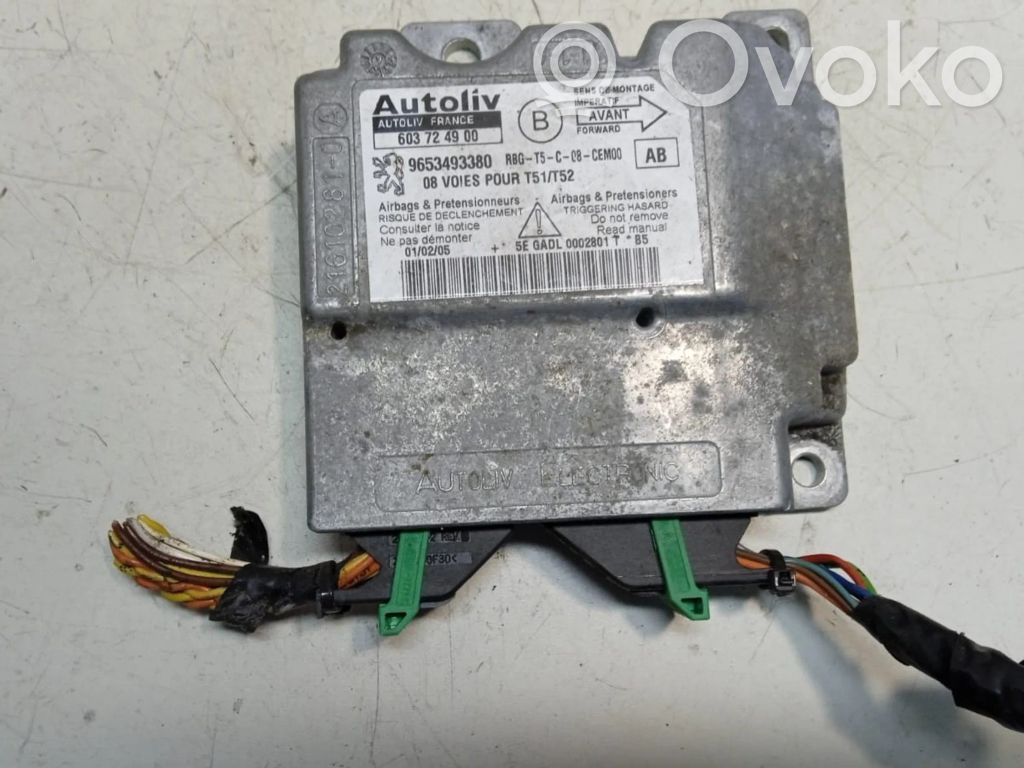 Peugeot 307 Airbag control unit/module 