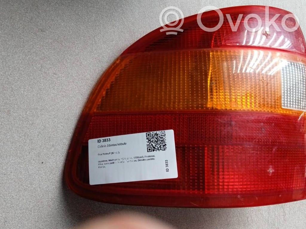 Opel Astra F Rückleuchte Heckleuchte 