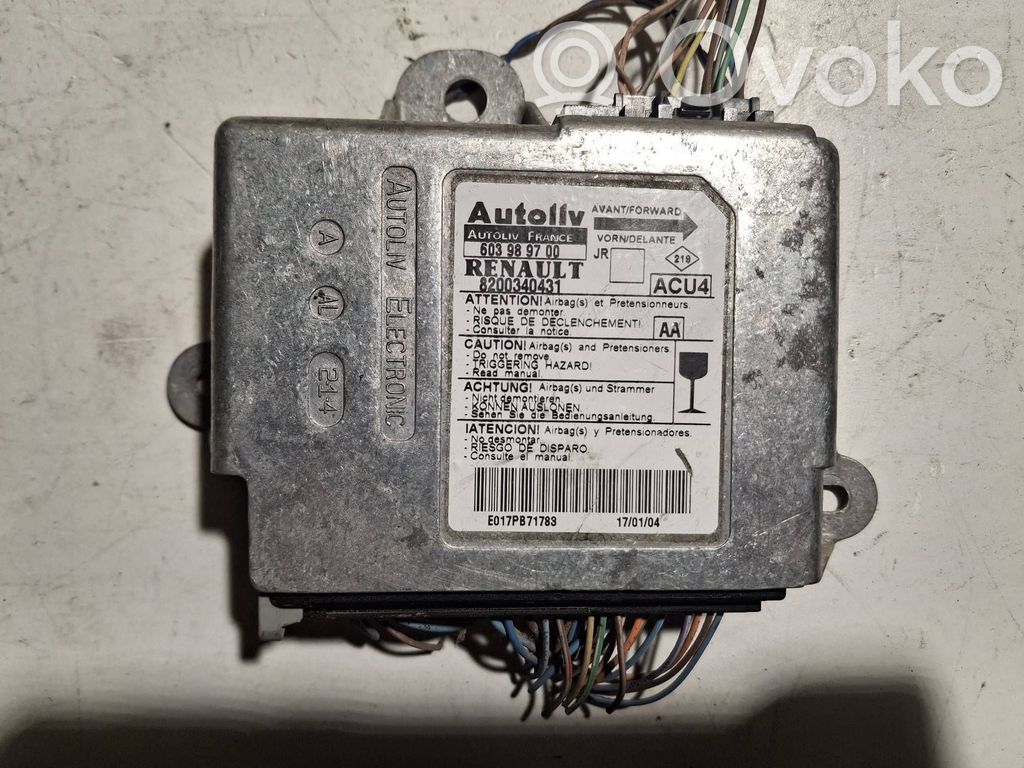 Renault Scenic II -  Grand scenic II Airbag control unit/module 