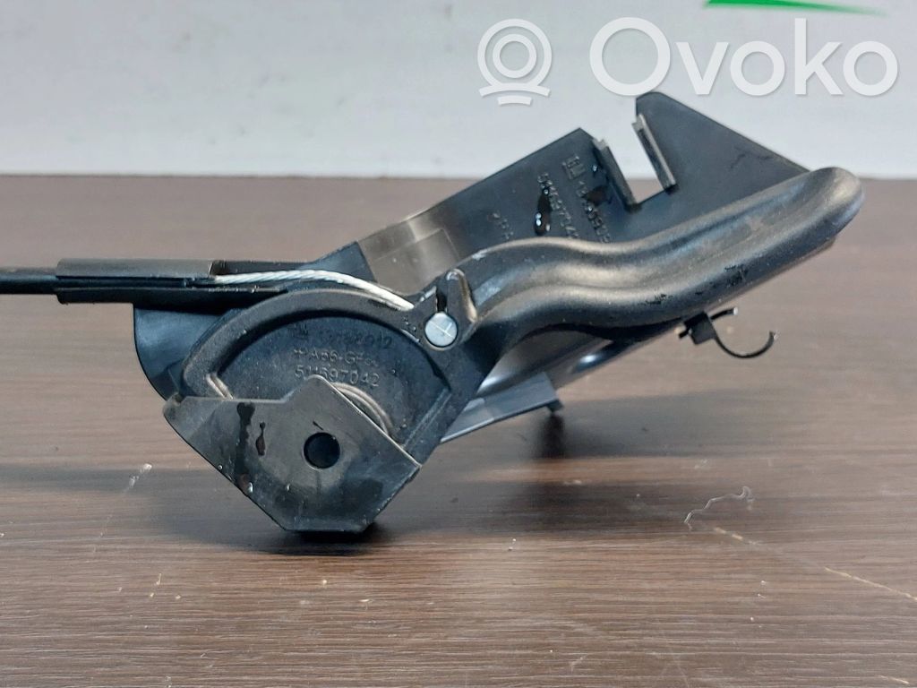 Opel Corsa D Variklio dangčio (kapoto) rankenėlė 