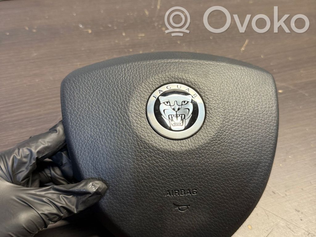 Jaguar XF X250 Poduszka powietrzna Airbag kierownicy 
