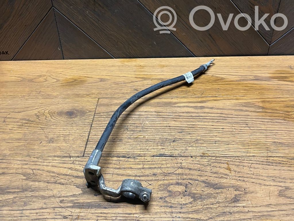 Opel Corsa D Minus / Klema / Przewód akumulatora 