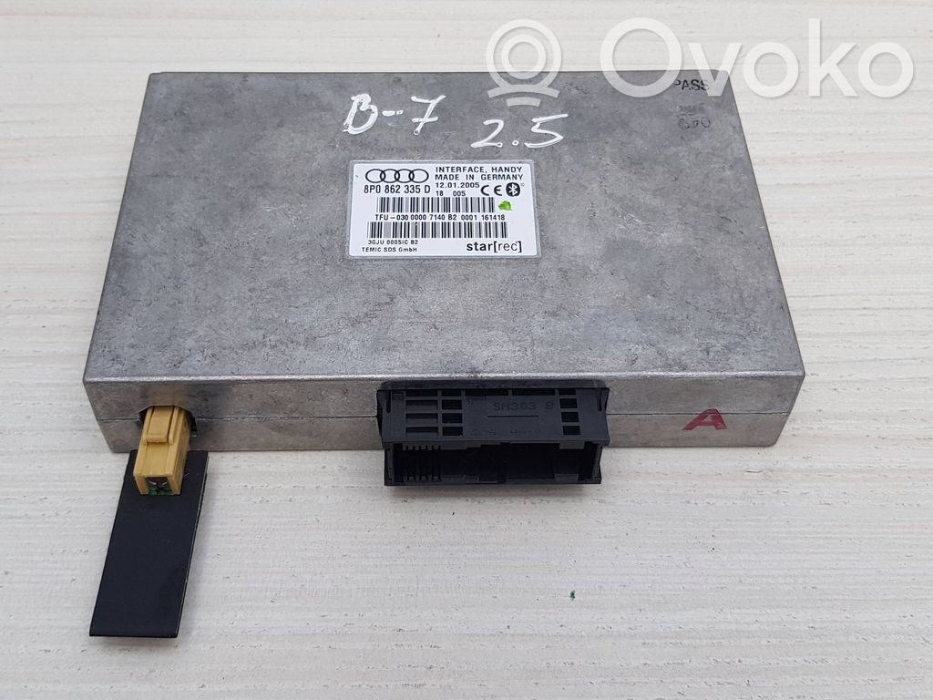 Bluetooth control unit module   8P0862335D,3GJU00051C