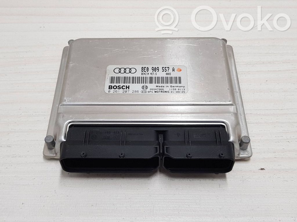 Engine control unit/module   8E0909557A,26SA7966,0261207286
