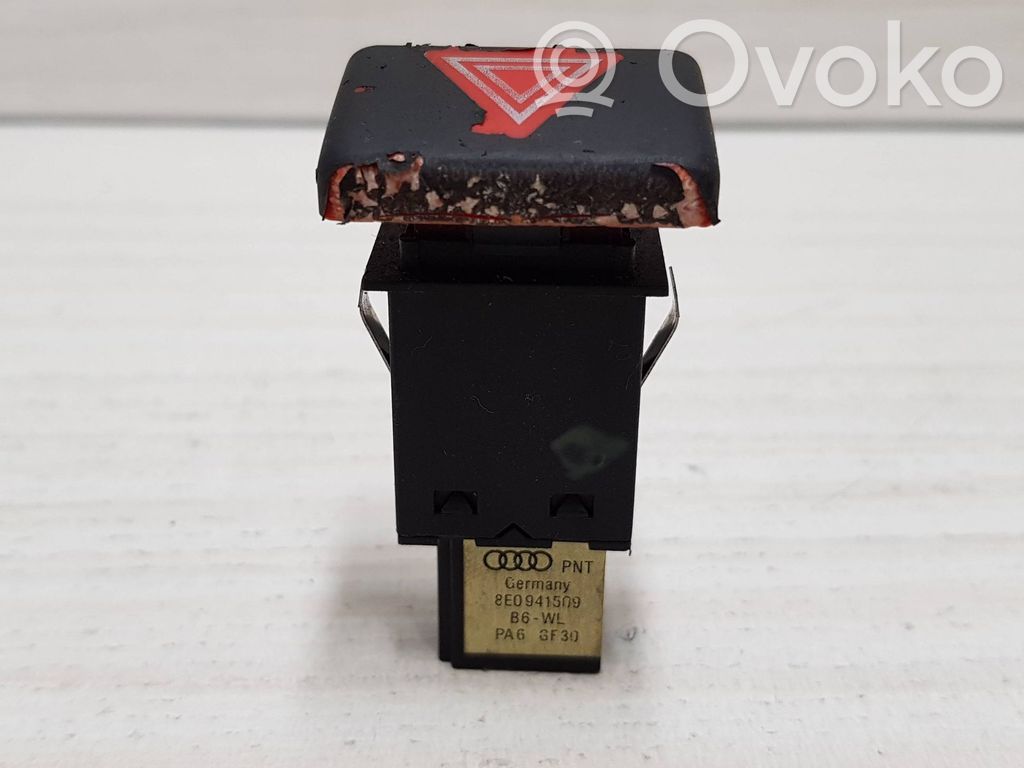 Audi A4 S4 B7 8E 8H Botón interruptor de luz de peligro 