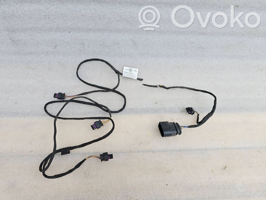 Volkswagen Golf VII Cableado del sensor de aparcamiento (PDC) 