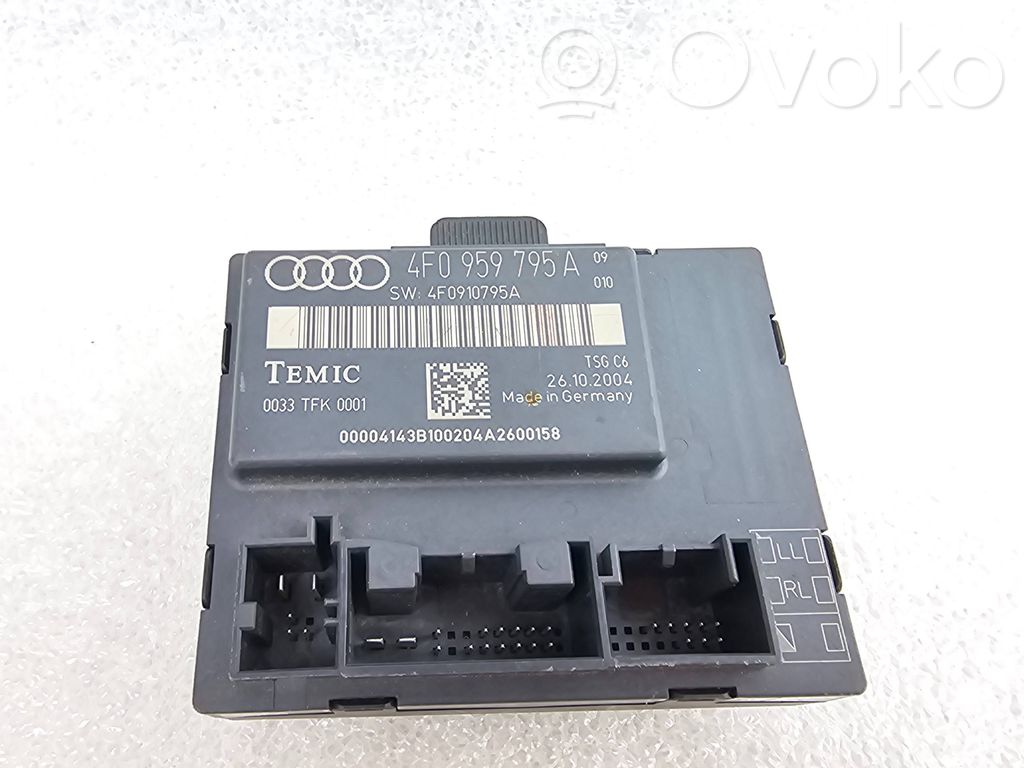 Audi A6 S6 C6 4F Unitate/modul comandă uși 