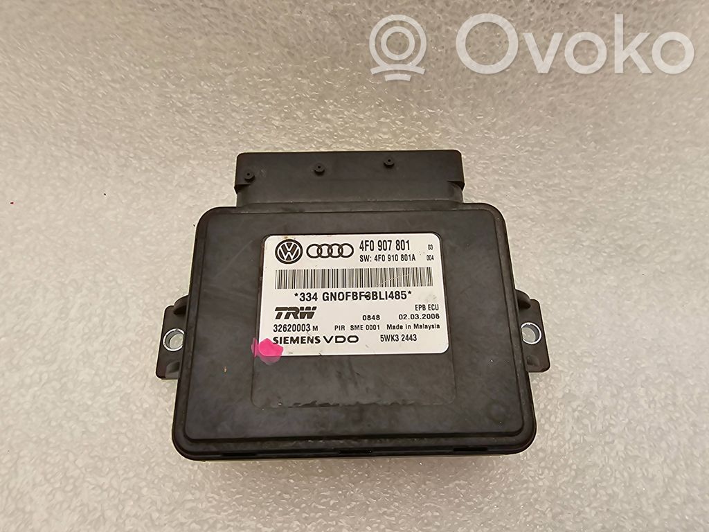 Audi A6 S6 C6 4F Module de commande de frein à main 