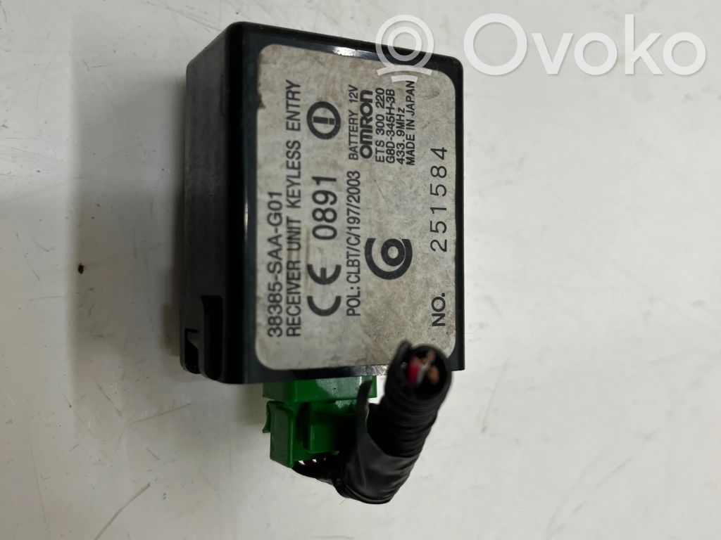 Immobilizer control unit/module   38385SAAG01,G8D345H3B,251584,ETS300220