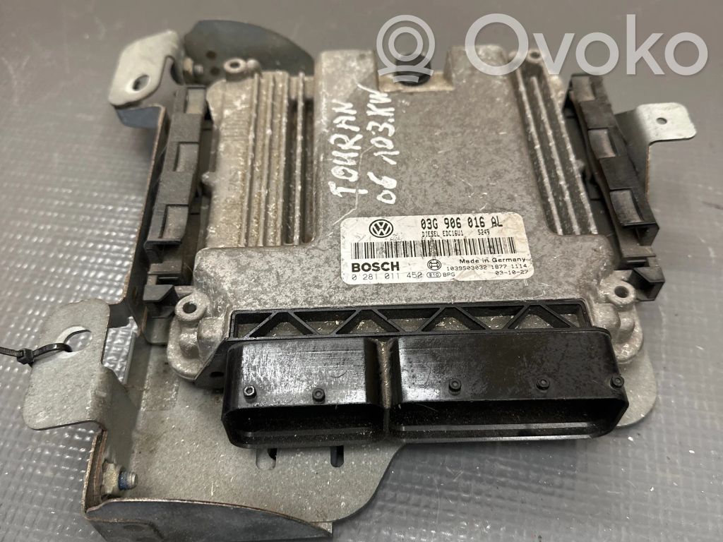 Engine control unit/module   03G906016AL,1039S03032,0281011450