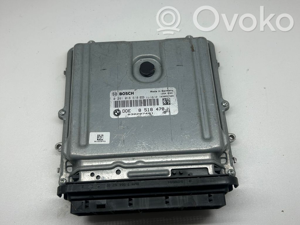 BMW 5 F10 F11 Sterownik / Moduł ECU 