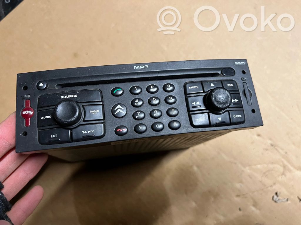 Citroen C4 Grand Picasso Panel / Radioodtwarzacz CD/DVD/GPS 