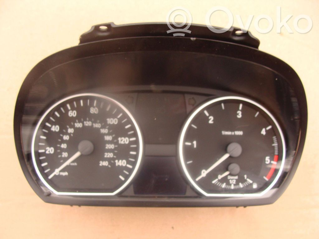 BMW 1 E81 E87 Spidometrs (instrumentu panelī) 