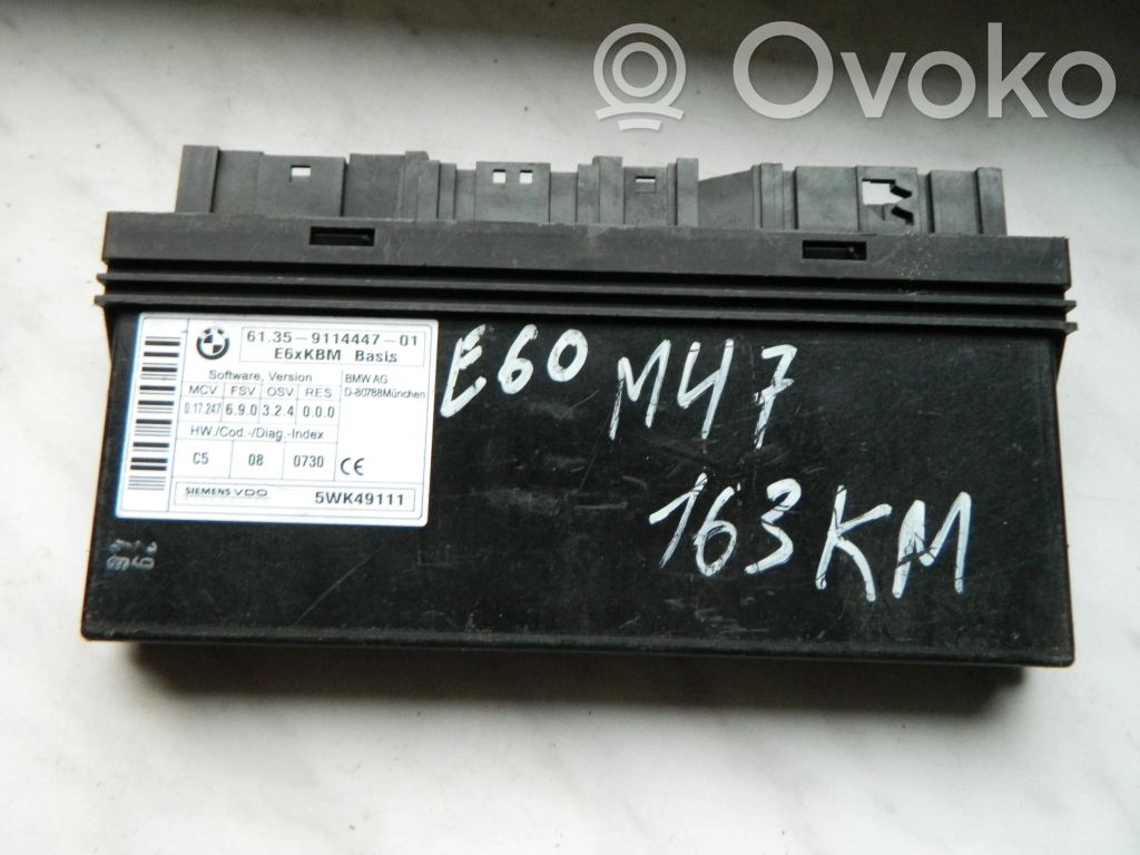 BMW 5 E60 E61 Autres unités de commande / modules 