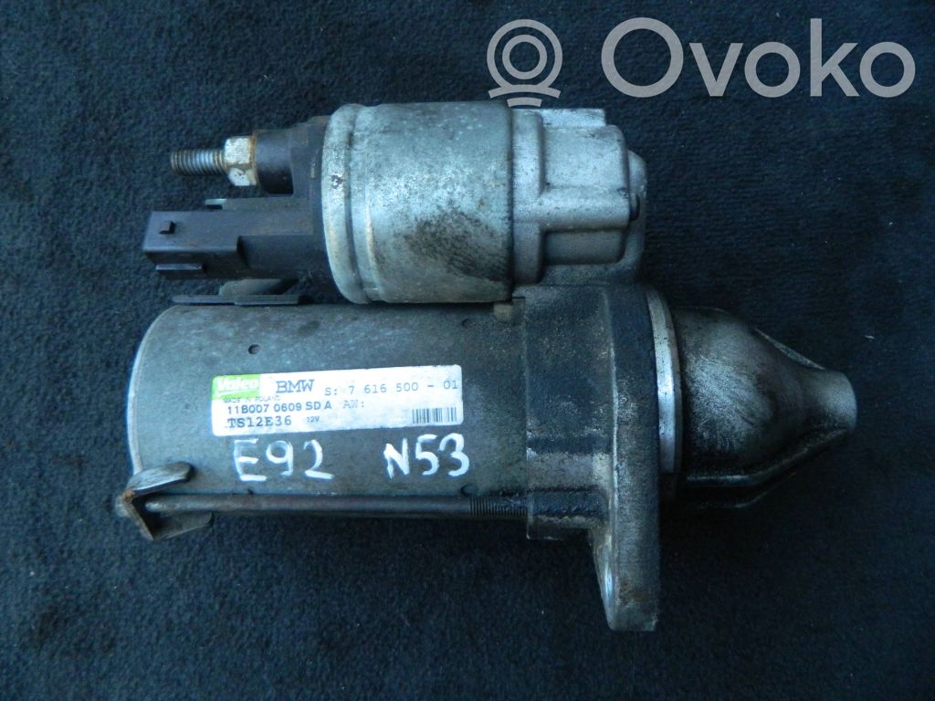 Starter motor   7616500,12412344243,12412354701,12417521122,12417521123,12417526236,12417579155,12417579156,12417594292,12417616500,12417616502,2344243,2354701,7521116,7521122,7526236,7579155,7579156,7616502