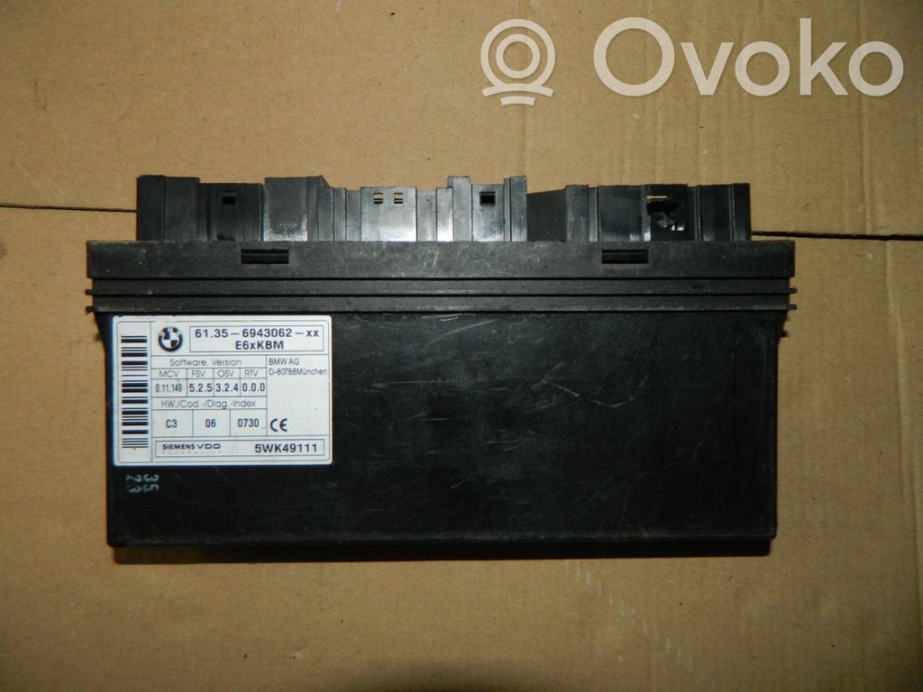 BMW 5 E60 E61 Komforto modulis 