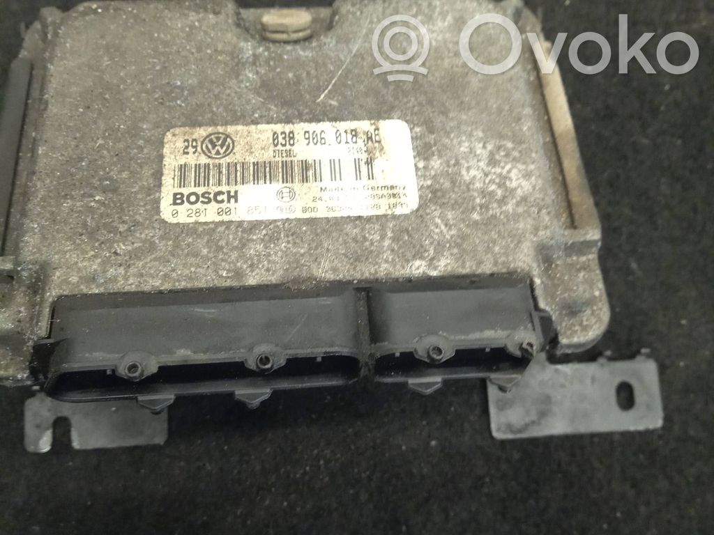 Engine control unit/module   038906018AE,0281001851,28SA3814