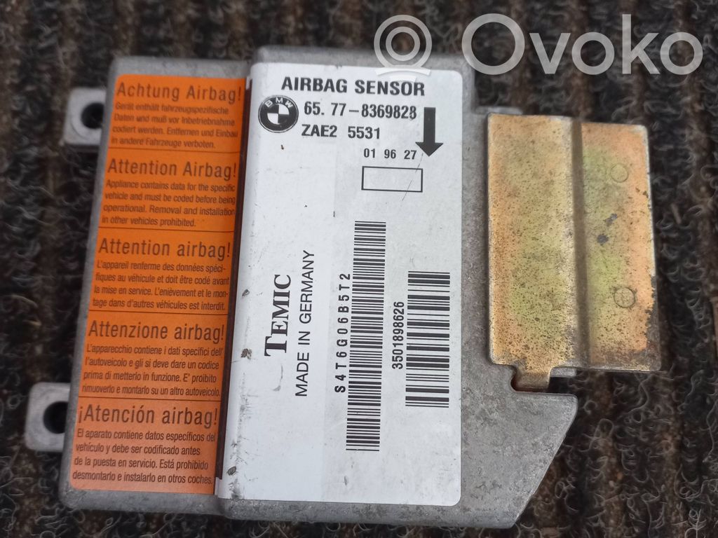 Airbag control unit/module   65778369828,8369828