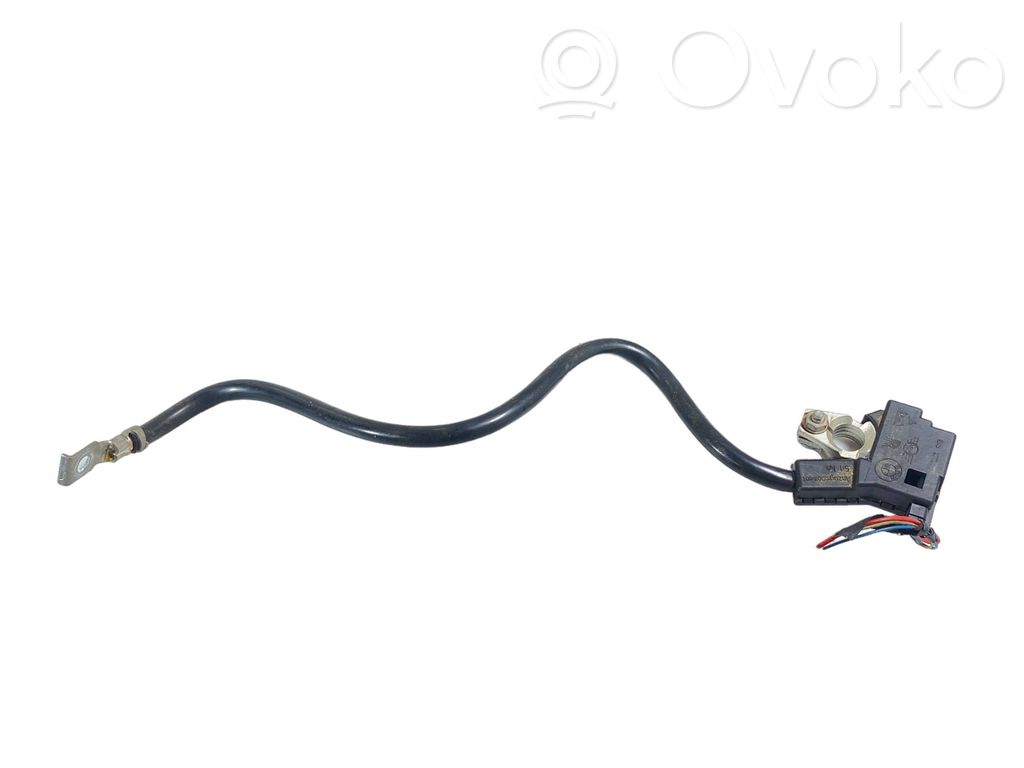 BMW 5 F10 F11 Minus / Klema / Przewód akumulatora 