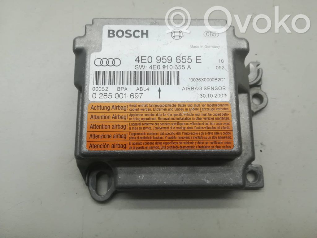 Audi A6 S6 C5 4B Airbag control unit/module 